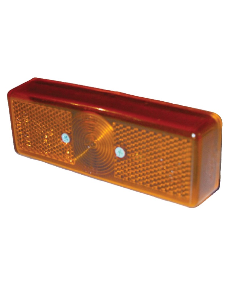 Fanale d’Ingombro Catadiottro Arancio 112xH25mm - immagine 2