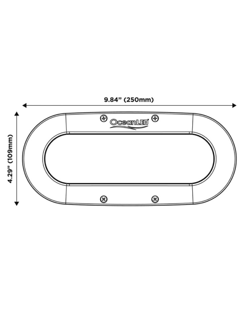 Ocean Led Serie X16 250x109mm - immagine 3