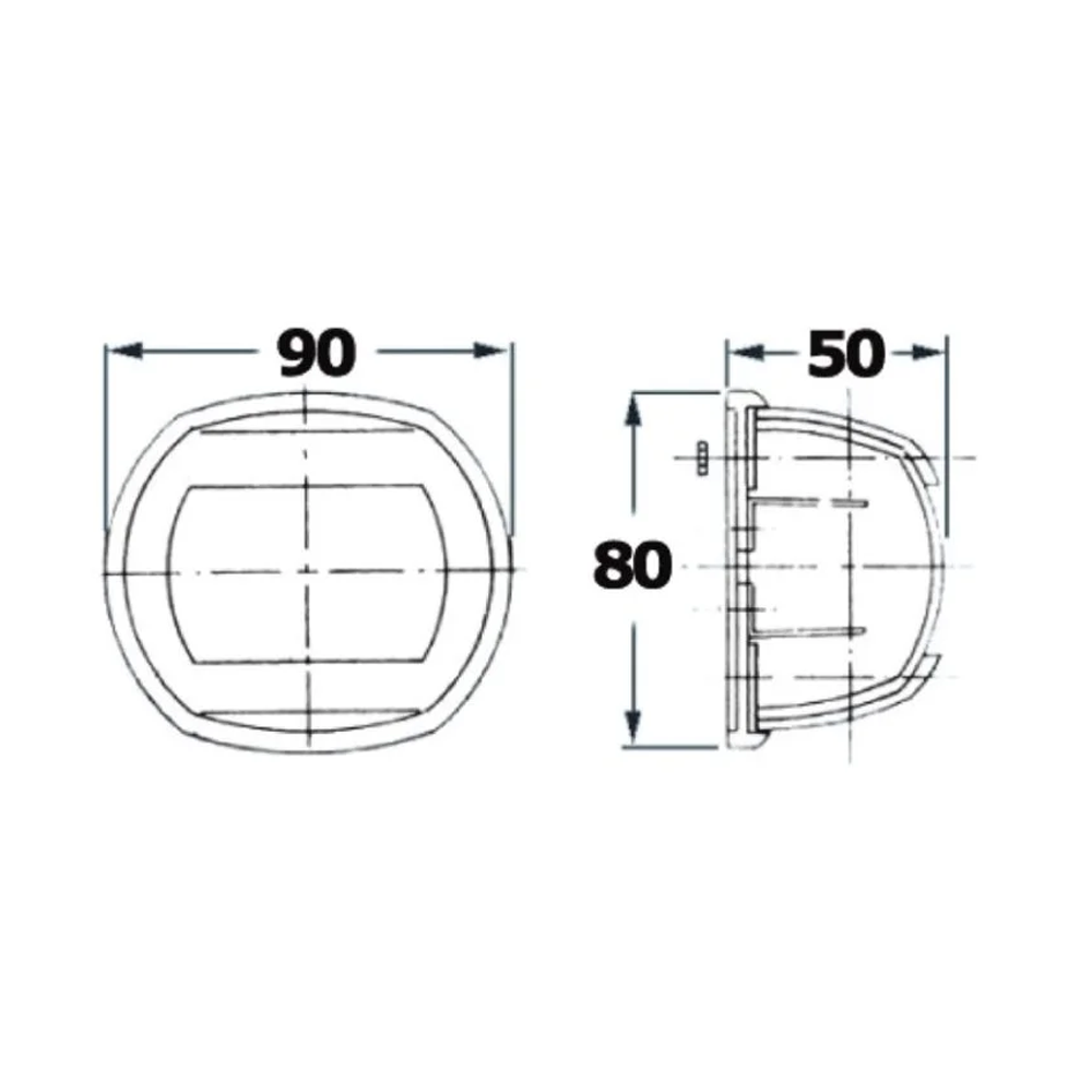 Luci di Via Classic 20 LED 12v Inox 90x80xH50mm - immagine 3